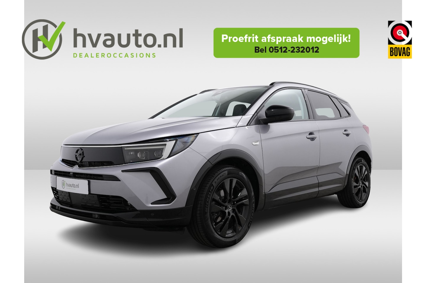 Opel Grandland - 1.2 TURBO 130PK GS BLACK PACK AUT8 | Navi | Camera | Cruise Adaptief - AutoWereld.nl