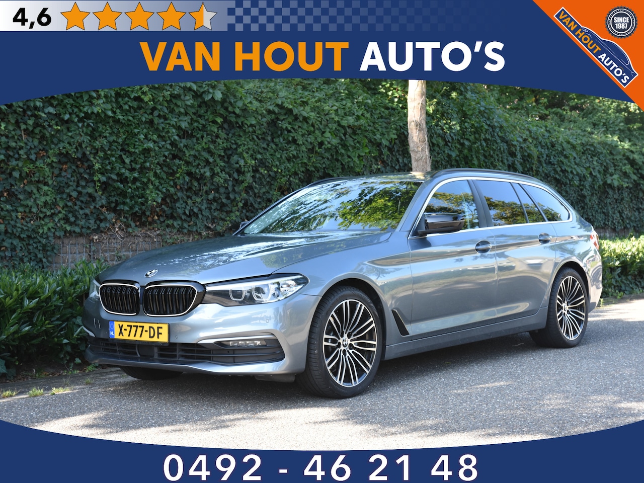 BMW 5-serie Touring - 520i Executive Edition | LEDER | ELEK. TREKHAAK - AutoWereld.nl