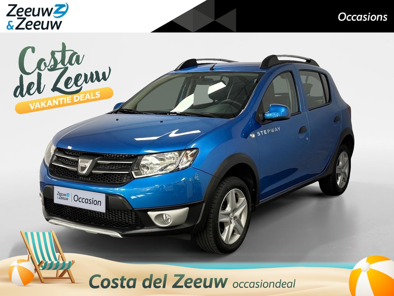 Dacia Sandero - 0.9 TCe Lauréate AIRCO PARKEERSENSOREN ACHTER NAVI BLUETOOTH CRUISE CONTROL DEALER ONDERHO - AutoWereld.nl