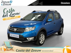 Dacia Sandero - 0.9 TCe Lauréate AIRCO PARKEERSENSOREN ACHTER NAVI BLUETOOTH CRUISE CONTROL DEALER ONDERHO