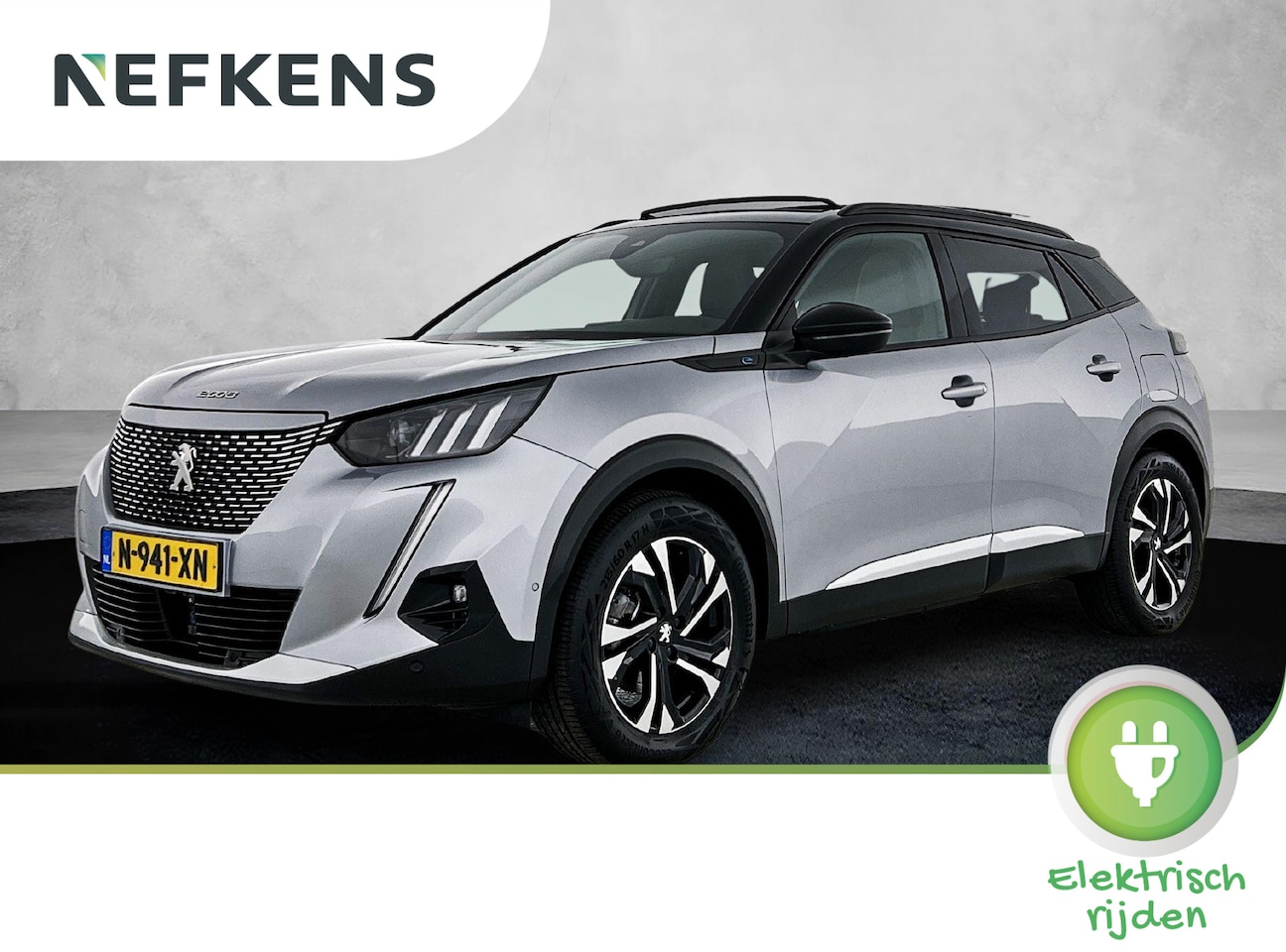 Peugeot e-2008 - SUV EV GT 50 kWh 136pk | Navigatie | Schuif-/Kanteldak | Achteruitrijcamera | Full Led kop - AutoWereld.nl