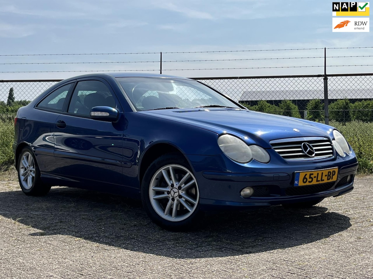 Mercedes-Benz C-klasse Sportcoupé - 180 Kompressor Coupe Airco Cruise Control - AutoWereld.nl