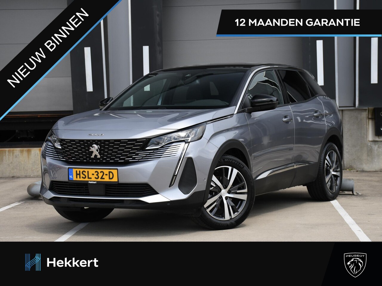 Peugeot 3008 - Allure Pack Business 1.2 Hybrid 136pk Automaat DODE HOEK | ADAPT. CRUISE | 18''LM | PDC + - AutoWereld.nl