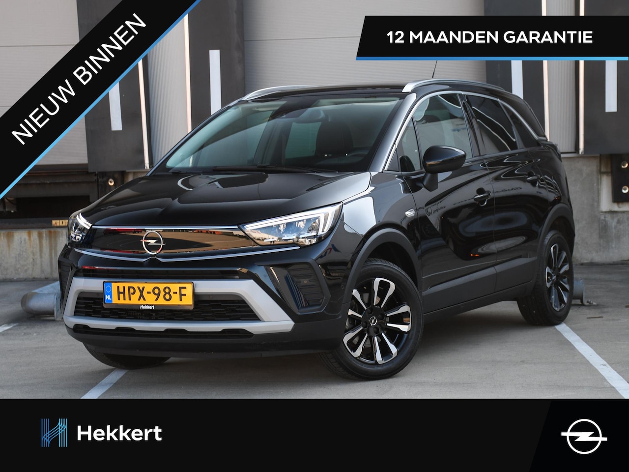 Opel Crossland - Elegance 1.2 Turbo 110pk PANO-DAK | DODE HOEK | 16''LM | PDC + CAM. | NAVI | DAB | CRUISE. - AutoWereld.nl