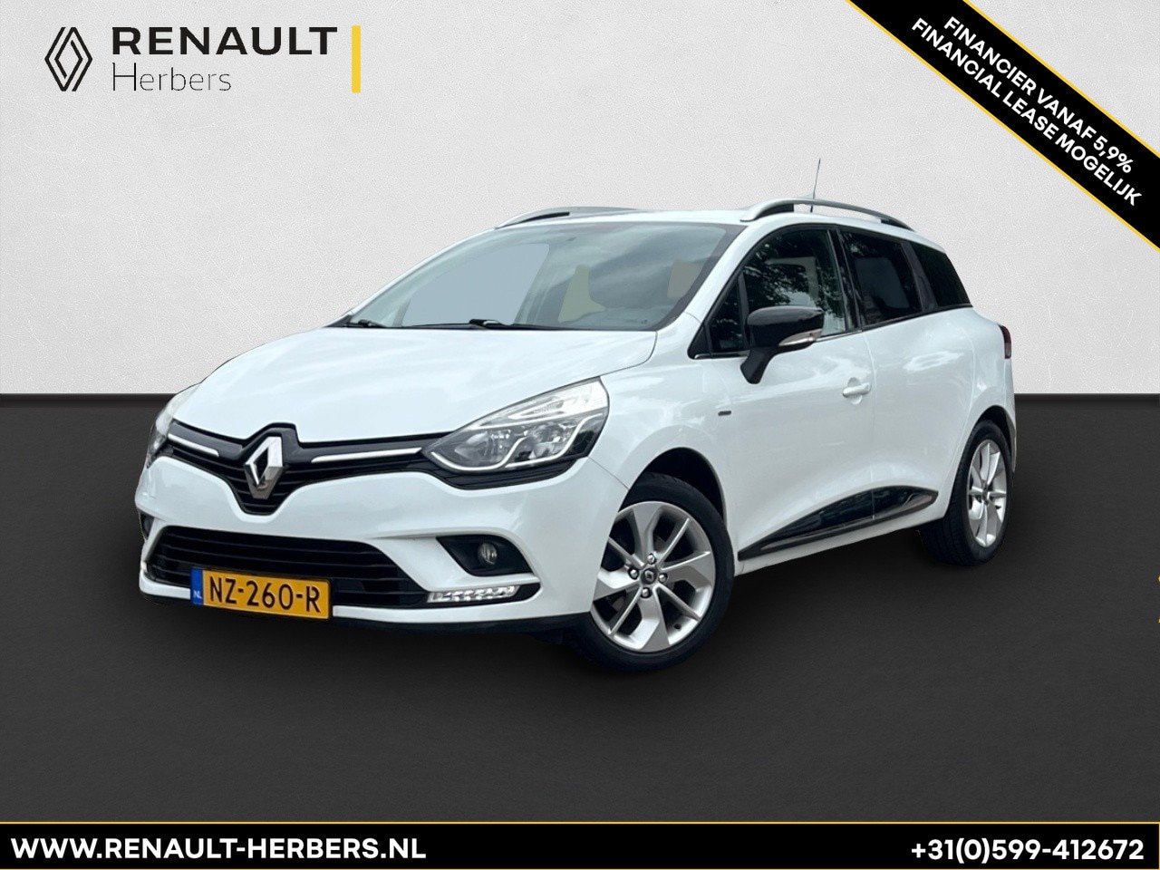 Renault Clio Estate - 0.9 TCe Limited CRUISE / PRKEERSENSOR ACHTER / AIRCO - AutoWereld.nl