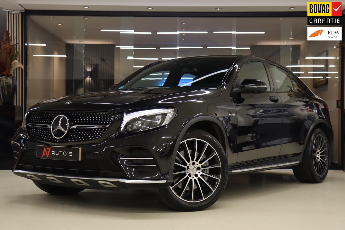 Mercedes-Benz GLC-klasse Coupé - AMG 43 4MATIC PANODAK/KEYLES/LANEASSIST/LUCHT/360CAM/SFEER/BURM/VOL - AutoWereld.nl