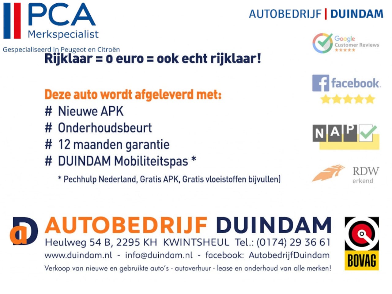 Peugeot 307 SW - 2.0-16V Pack 2.0-16V Pack - AutoWereld.nl