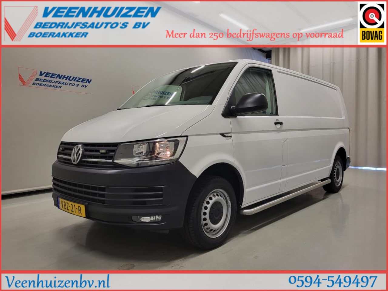 Volkswagen Transporter - 2.0TDI L2/H1 Trekhaak Euro 6! - AutoWereld.nl