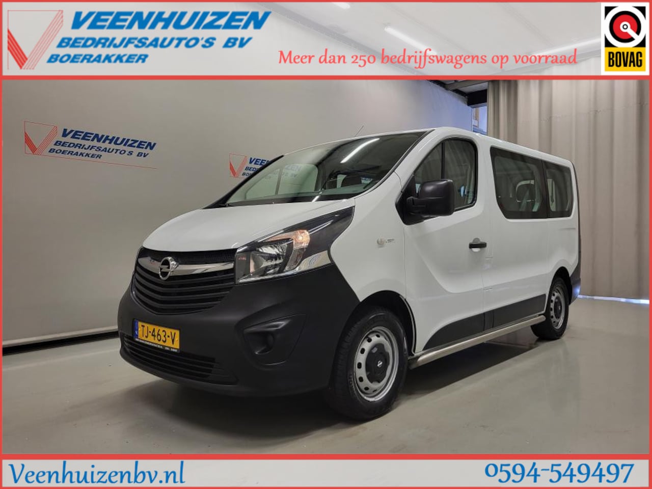 Opel Vivaro Combi - 1.6CDTI 9-Personenbus - Excl. BTW / BPM vrij Euro 6! - AutoWereld.nl