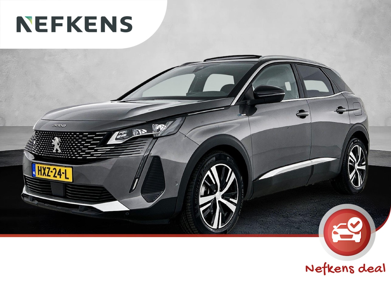 Peugeot 3008 - SUV GT 1.6 Plug-in HYbrid 225pk Automaat | Zeer lage kilometerstand! | Navigatie | Schuif- - AutoWereld.nl