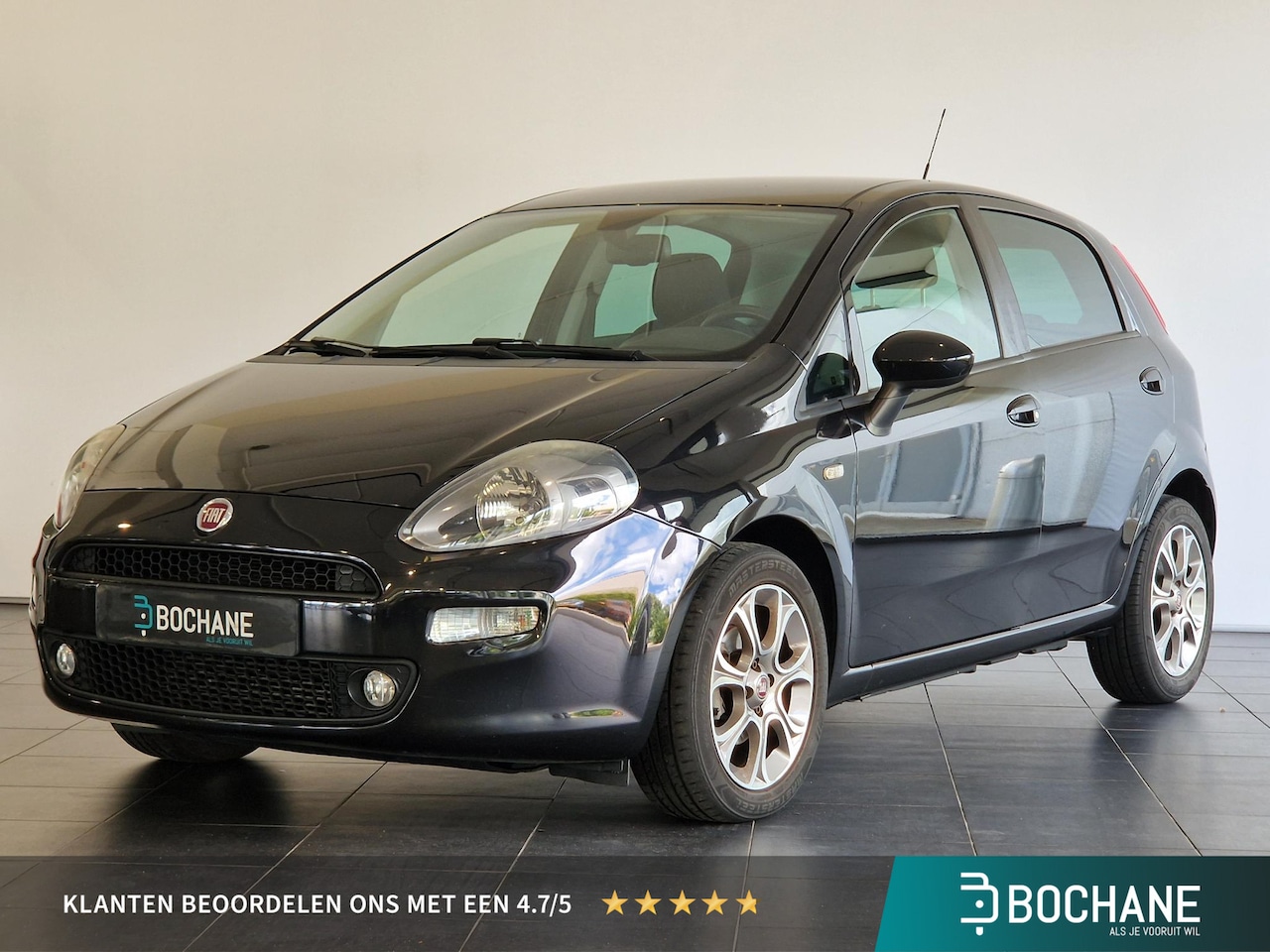 Fiat Punto Evo - 0.9 TwinAir Sempre NAVIGATIE | CLIMATE CONTROL | 16" LICHTMETALEN VELGEN | - AutoWereld.nl
