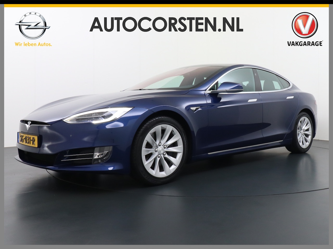 Tesla Model S - 75D AWD Luchtvering AutoPilot Navi Panoramadak Camera Led Elektr.Stuur en Stoel+Geheugen+S - AutoWereld.nl