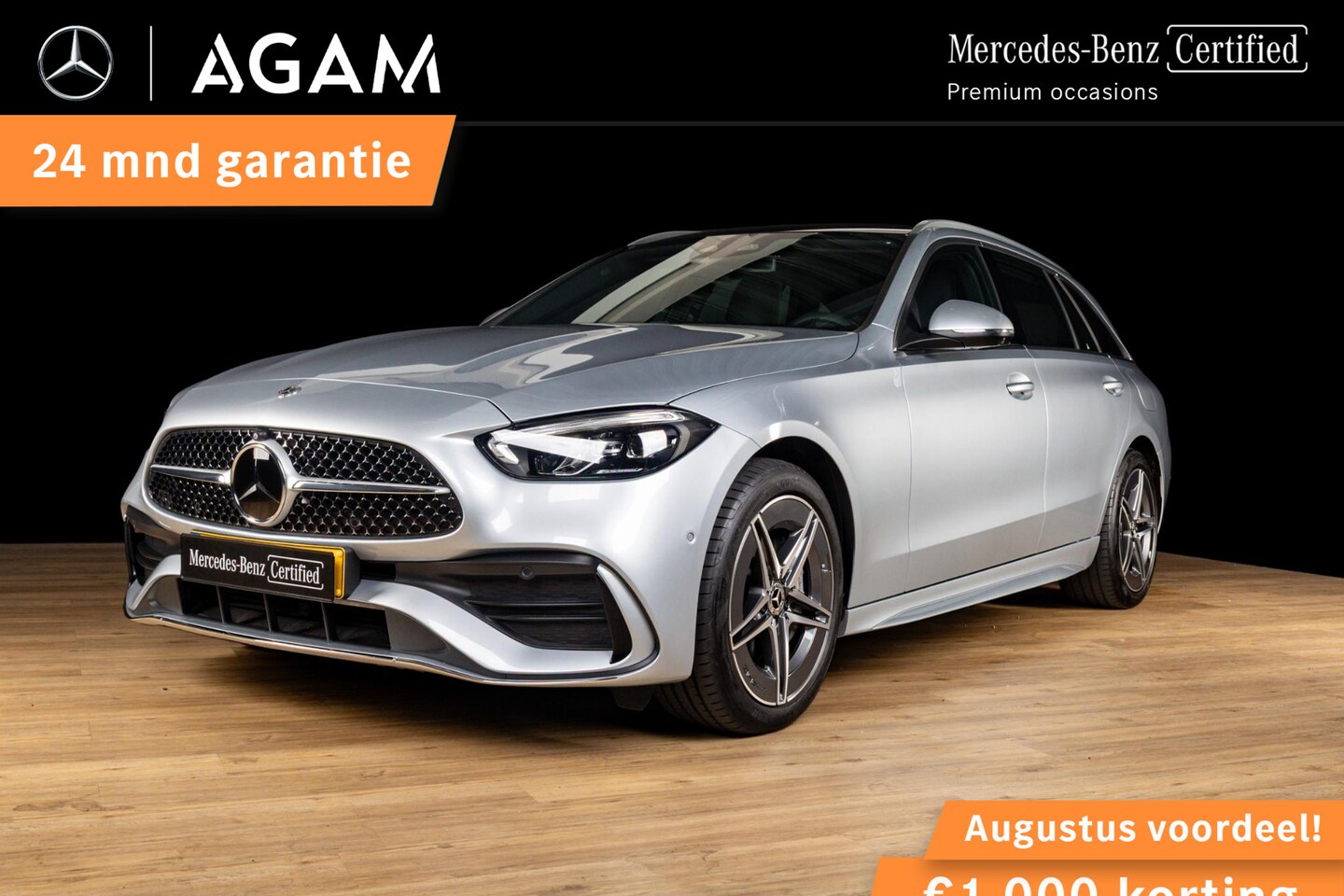 Mercedes-Benz C-klasse Estate - 300 e AMG Line Panorama dak - AutoWereld.nl