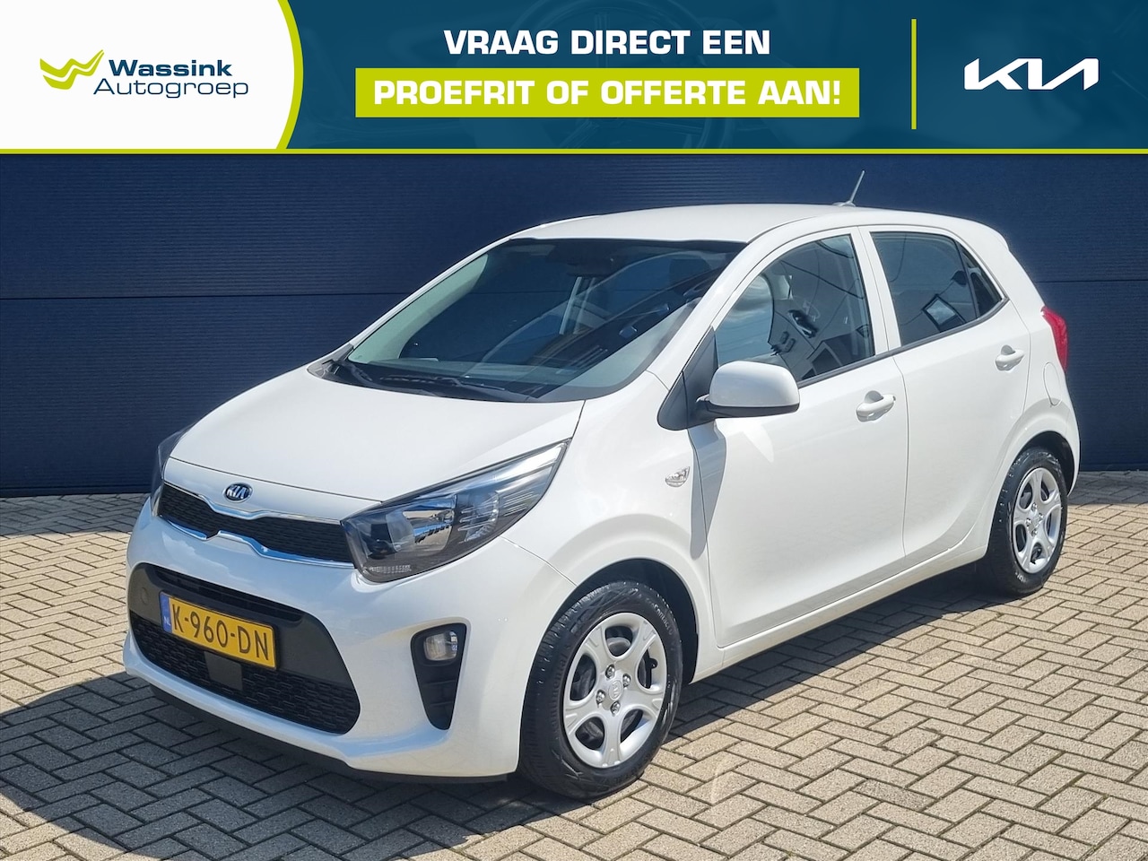 Kia Picanto - 1.0 MPi 67pk ComfortLine | Airco | Cruise Control | Bluetooth | Dealer Onderhouden | - AutoWereld.nl