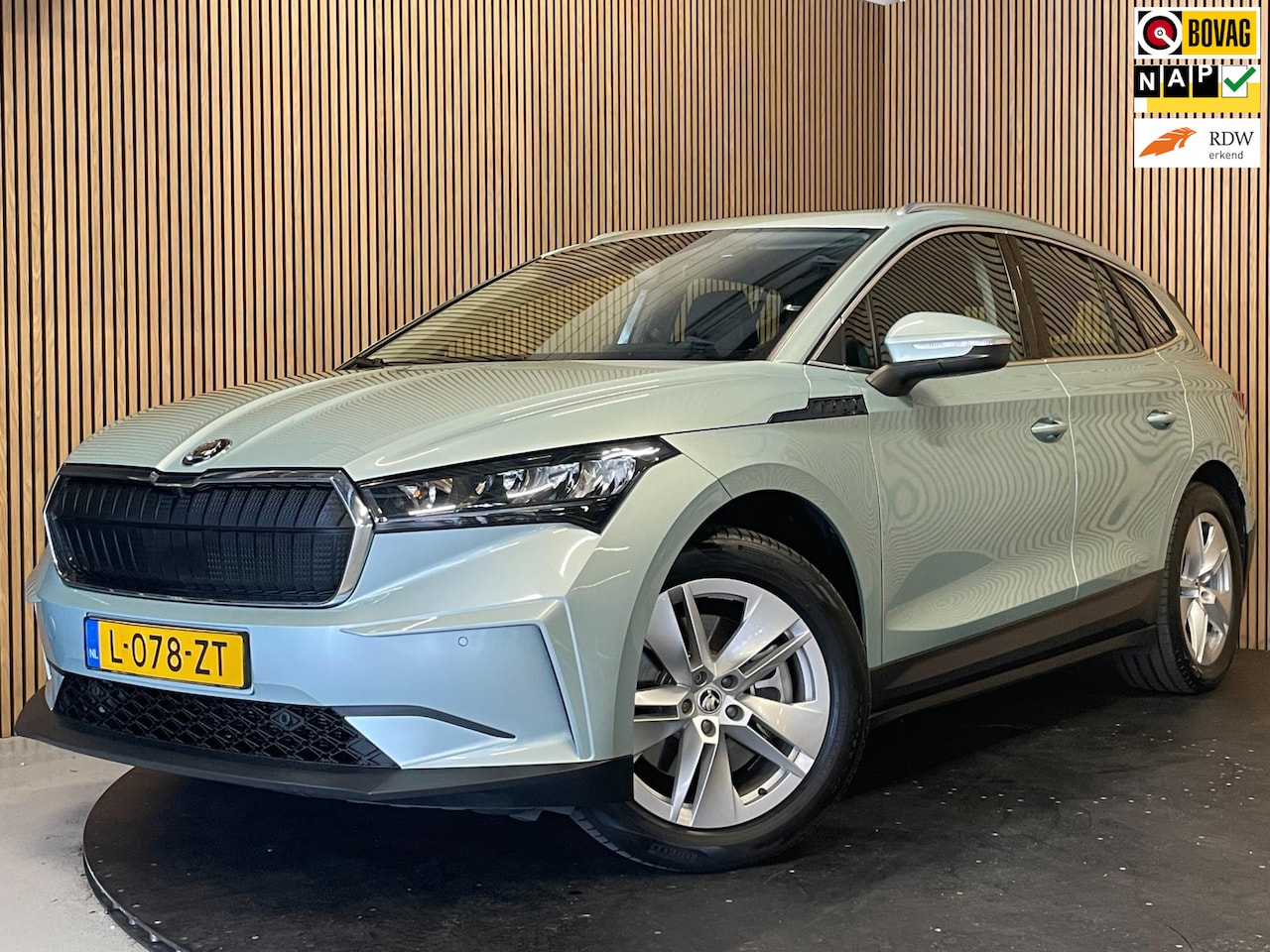 Skoda Enyaq iV - 80|GROTE ACCU|HEAD-UP|PANO|1/2 LEDER|STUURVERW.|ACC|CARPLAY|CAMERA|NAVI|INCL. BTW|1e EIG.| - AutoWereld.nl