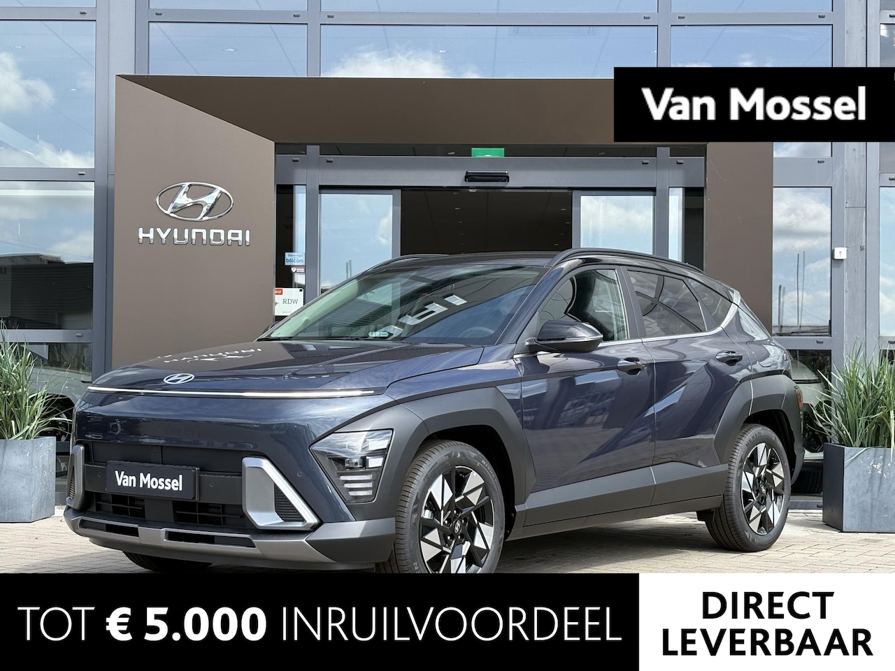 Hyundai Kona - 1.6 GDI HEV Comfort Smart | Nieuw uit voorraad leverbaar | Stoelverwarming | Stuurverwarmi - AutoWereld.nl