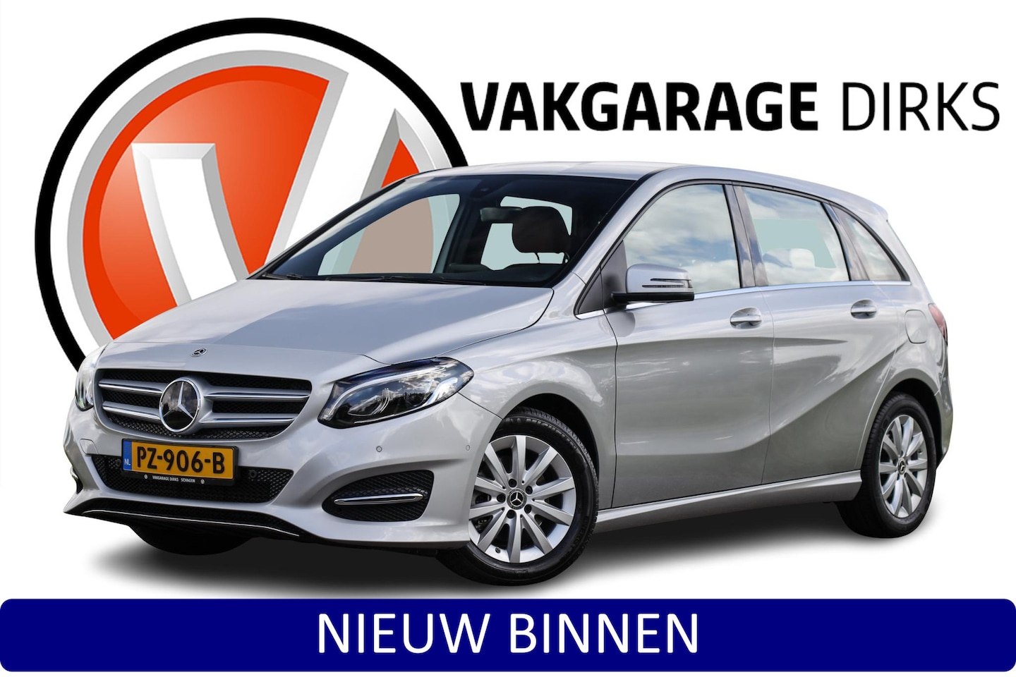 Mercedes-Benz B-klasse - 180 Aut7 Prestige ✅ Leder ✅ ACC ✅ LED - AutoWereld.nl