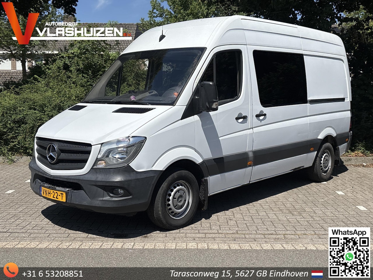 Mercedes-Benz Sprinter - 313 2.2 CDI 366 HD Dubbel Cabine | € 8.650,- NETTO! | Climate | Trekhaak | - AutoWereld.nl