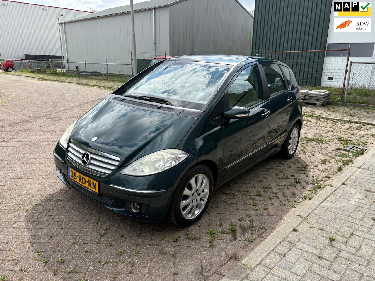 Mercedes-Benz A-klasse - 200 Elegance Cruise Leder Bekleding Automaat Pdc voor en achter Elk ramen Trekhaak Schuif/ - AutoWereld.nl