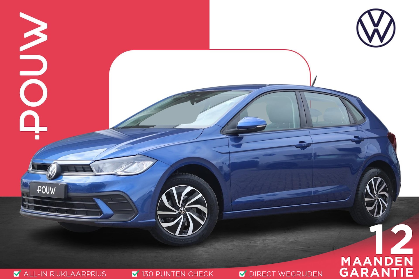 Volkswagen Polo - 1.0 TSI 95pk Life | Adaptive Cruise | PDC |  Apple Carplay/Android Auto - AutoWereld.nl