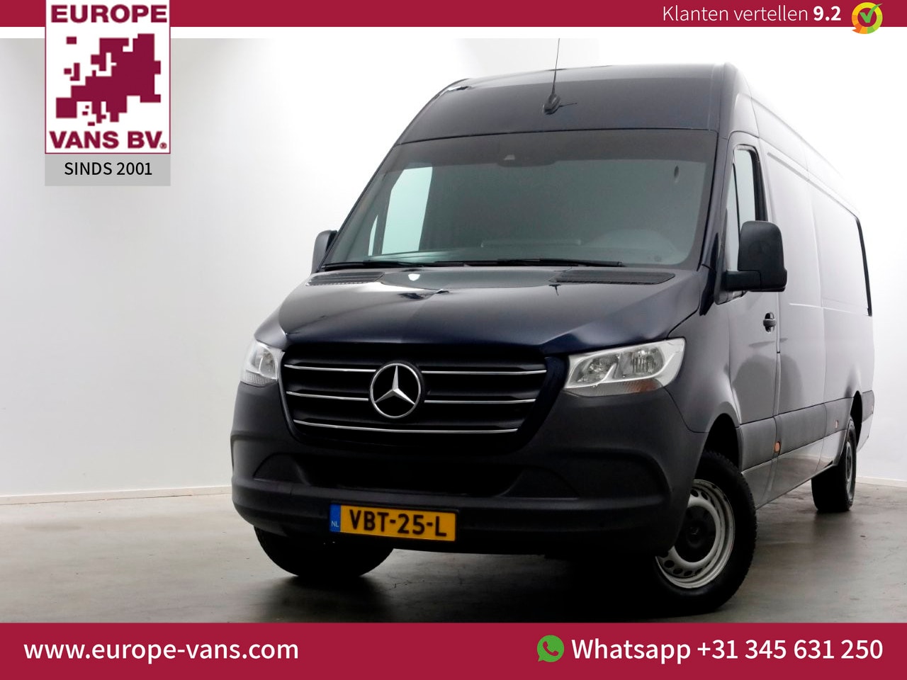 Mercedes-Benz Sprinter - 316 CDI 163pk 7G Automaat L3H2 Maxi Airco/Camera 10-2019 - AutoWereld.nl
