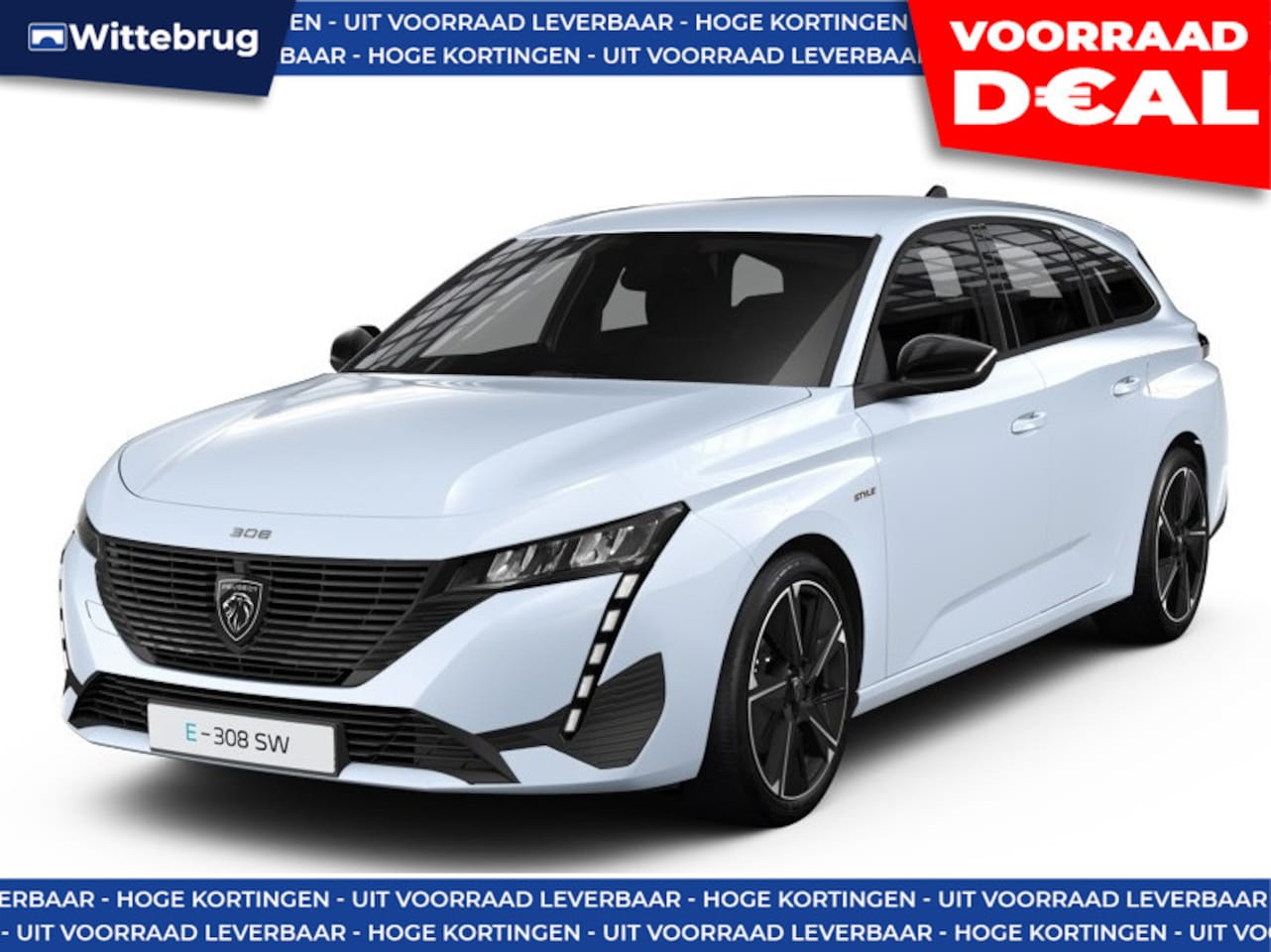 Peugeot e-308 SW - Style EV 54 kWh DIRECT RIJDEN - LAGE BIJTELLING! - GRATIS WALLBOX - AutoWereld.nl
