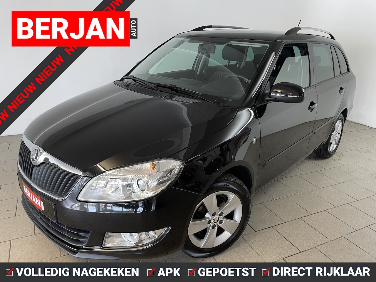 Skoda Fabia Combi - 1.2 TSI Drive AIRCO NAVI CRUISE PDC MULTI STUUR VELGEN PRIVACY GLAS ZEER NETTE AUTO NWE AP - AutoWereld.nl