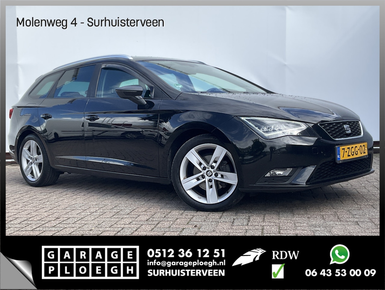 SEAT Leon ST - 1.6 TDI Ecomotive Sport Trekhaak Nav/Cruise PDC Clima NL-Auto! - AutoWereld.nl