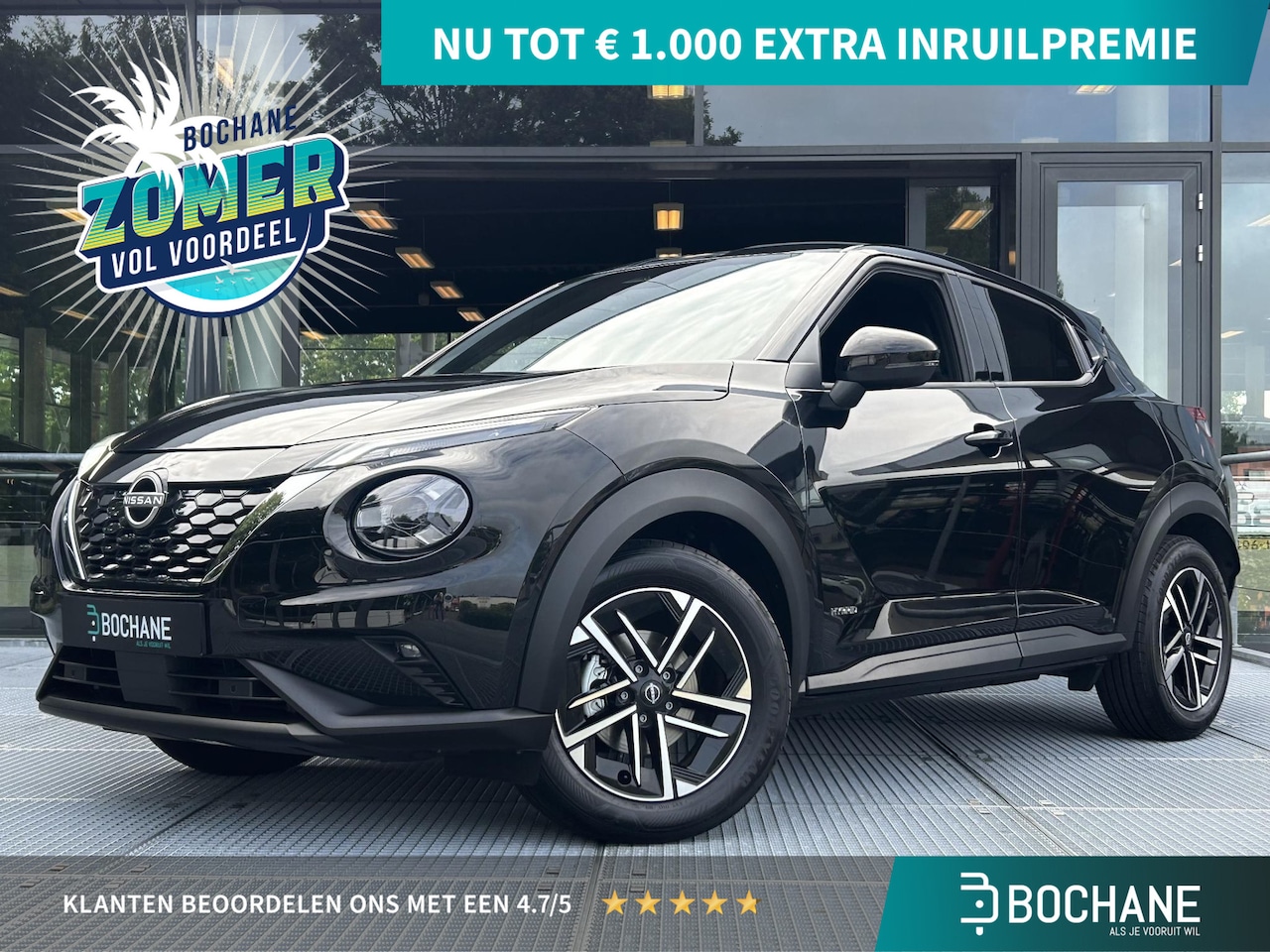 Nissan Juke - 1.6 Hybrid N-Connecta | Achteruitrijcamera | Navigatie | Apple Carplay - AutoWereld.nl