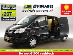 Ford Transit Custom - 2.0 TDCI L2H1 Airco Cruise Camera Trekhaak 2xSchuifdeur 3 Persoons PDC Elektrpakket