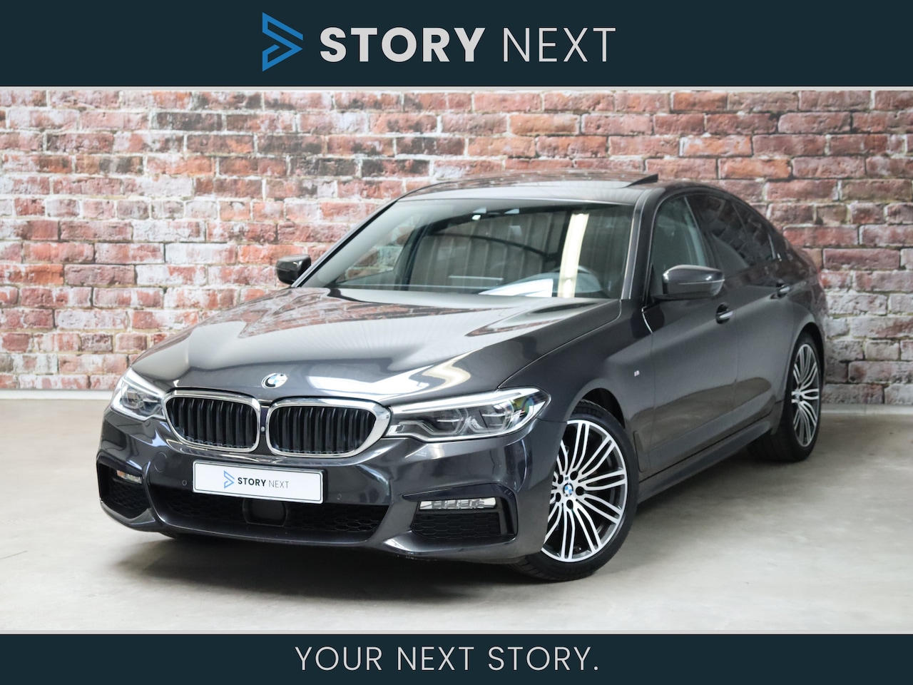 BMW 5-serie - Sedan 520i High Executive M Sport Pakket Automaat / Trekhaak / Head-Up Display / Schuif-Ka - AutoWereld.nl