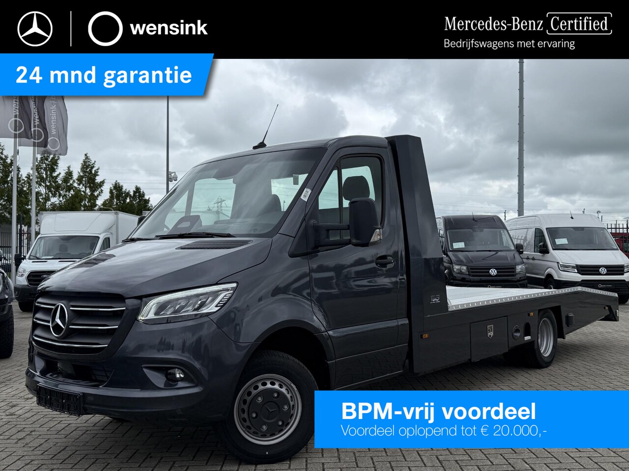 Mercedes-Benz Sprinter - 519 CDI | 432 WB | 190 PK | TIJHOF | AUTOTRANSPORT | LUCHTVERING | GEVEERDE CHAUFFEURSSTOE - AutoWereld.nl