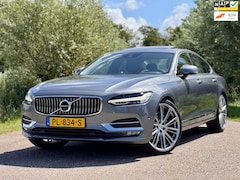 Volvo S90 - 2.0 T6 AWD Inscription NAVI LEDER B&W SCHUIFDAK 21INCH TREKHAAK DEALER ONDERHOUDEN 360o