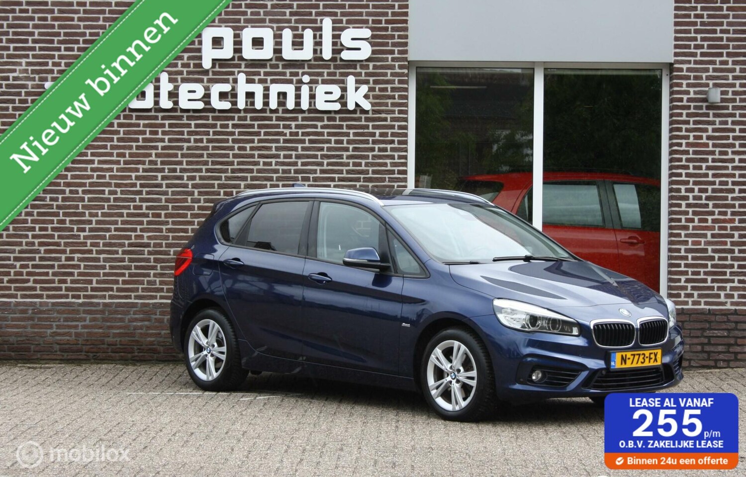 BMW 2-serie Active Tourer - 220i High Exe, elek stoel, pano, leder, cam - AutoWereld.nl