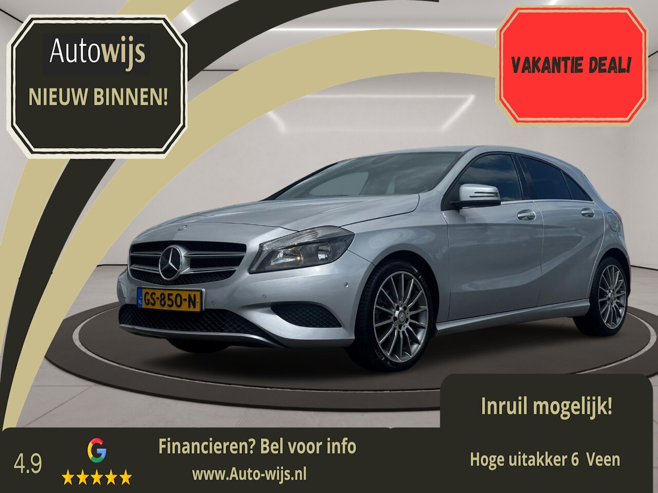 Mercedes-Benz A-klasse - 180 Ambition|Navi|Stoelverw|Goed onderhouden| - AutoWereld.nl