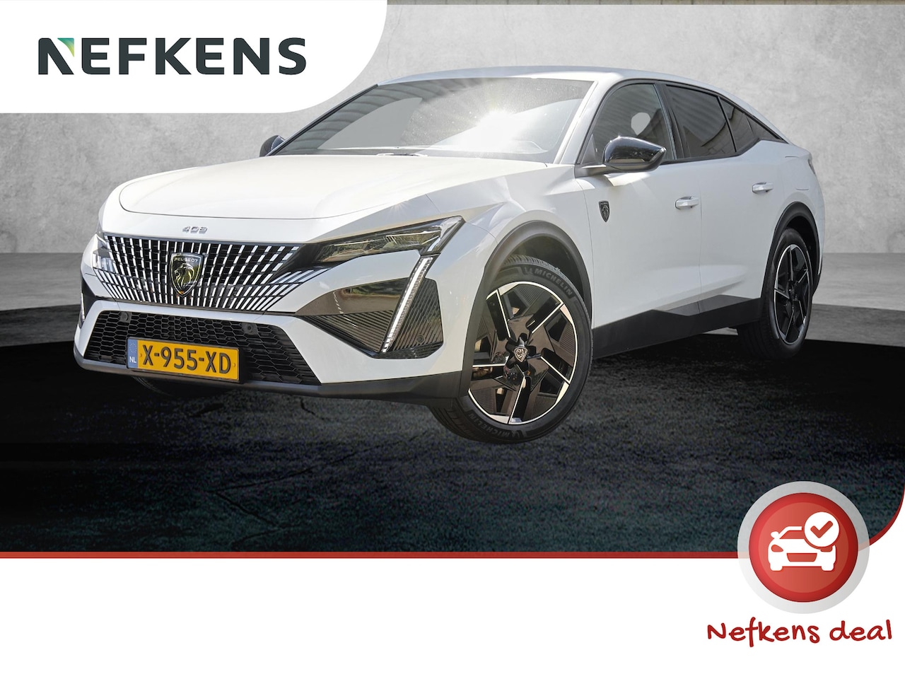 Peugeot 408 - 1.6 HYbrid GT 180 EAT8 | Alcantara bekleding | elektrische achterklep | Keyless entry | ve - AutoWereld.nl