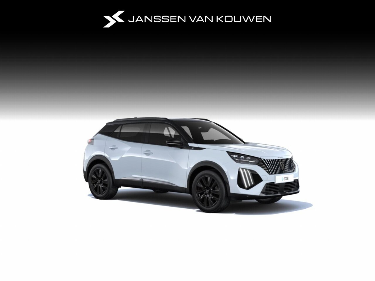 Peugeot e-2008 - GT - Electric | 18" lichtmetalen velgen two tone zwart 'EVISSA' | Advanced Active Safety B - AutoWereld.nl
