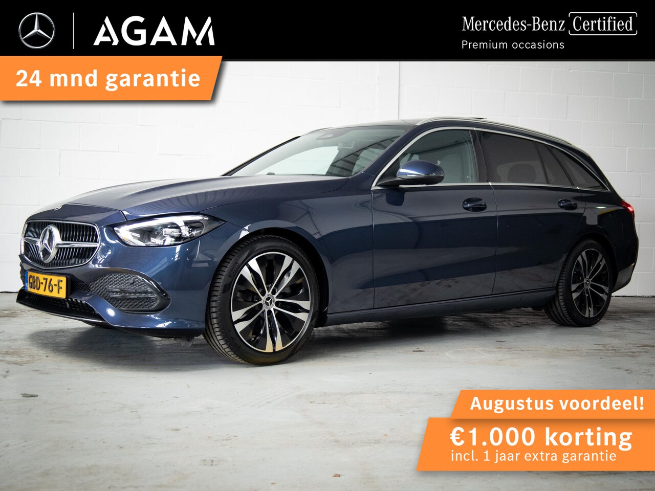 Mercedes-Benz C-klasse Estate - 180 Luxury Line Panorama dak | Trekhaak - AutoWereld.nl