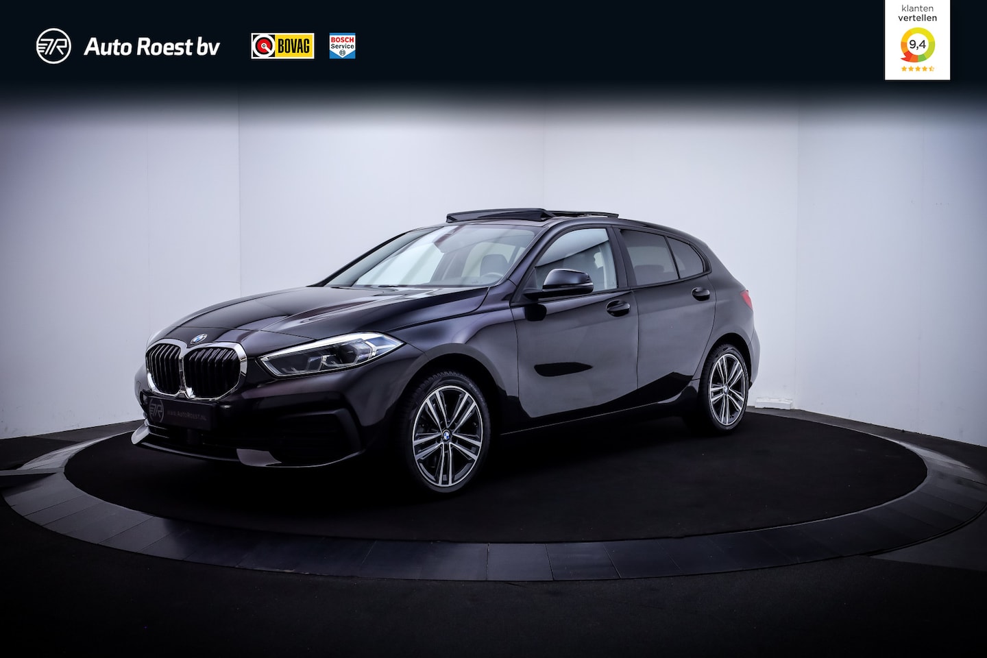 BMW 1-serie - 118i Executive Edition PANO | FULL LED | LEDER | CARPLAY | NAVI | DAB+ | PDC V+A | LMV 17' - AutoWereld.nl