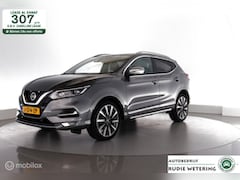 Nissan Qashqai - 1.3 DIG-T 160PK Automaat Tekna + led|leer|panorama|nav|cam|dab|ecc|acc|lmv19