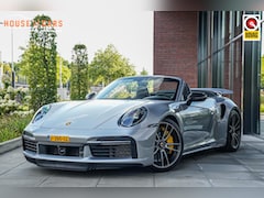 Porsche 911 Cabrio - Turbo S 3.8 650pk |approved|nieuw staat|org. NL|Burmester|sportuitlaat|lift|GT-zilver|alca