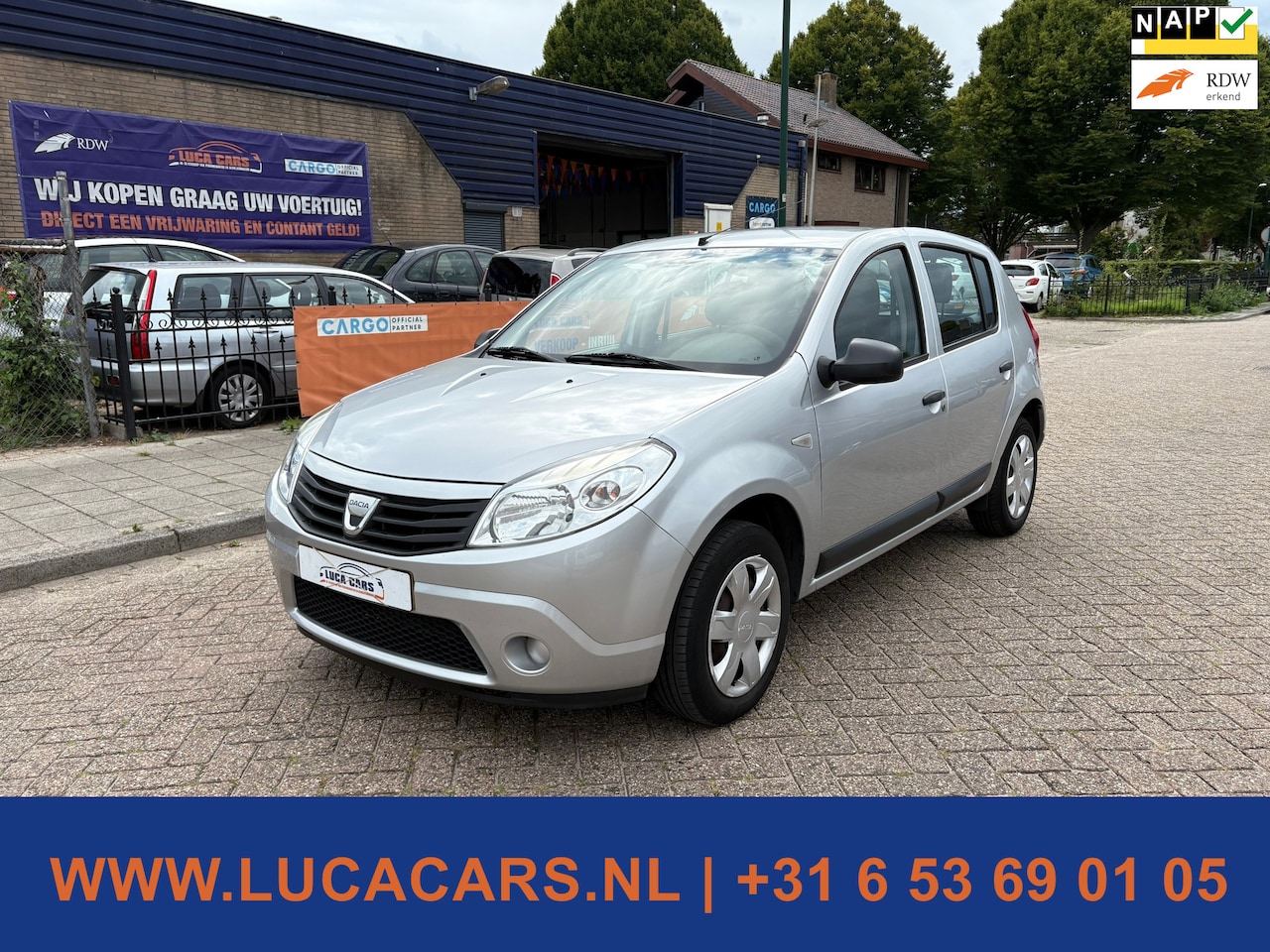 Dacia Sandero - 1.2 Ambiance AIRCO + NIEUWE APK! - AutoWereld.nl