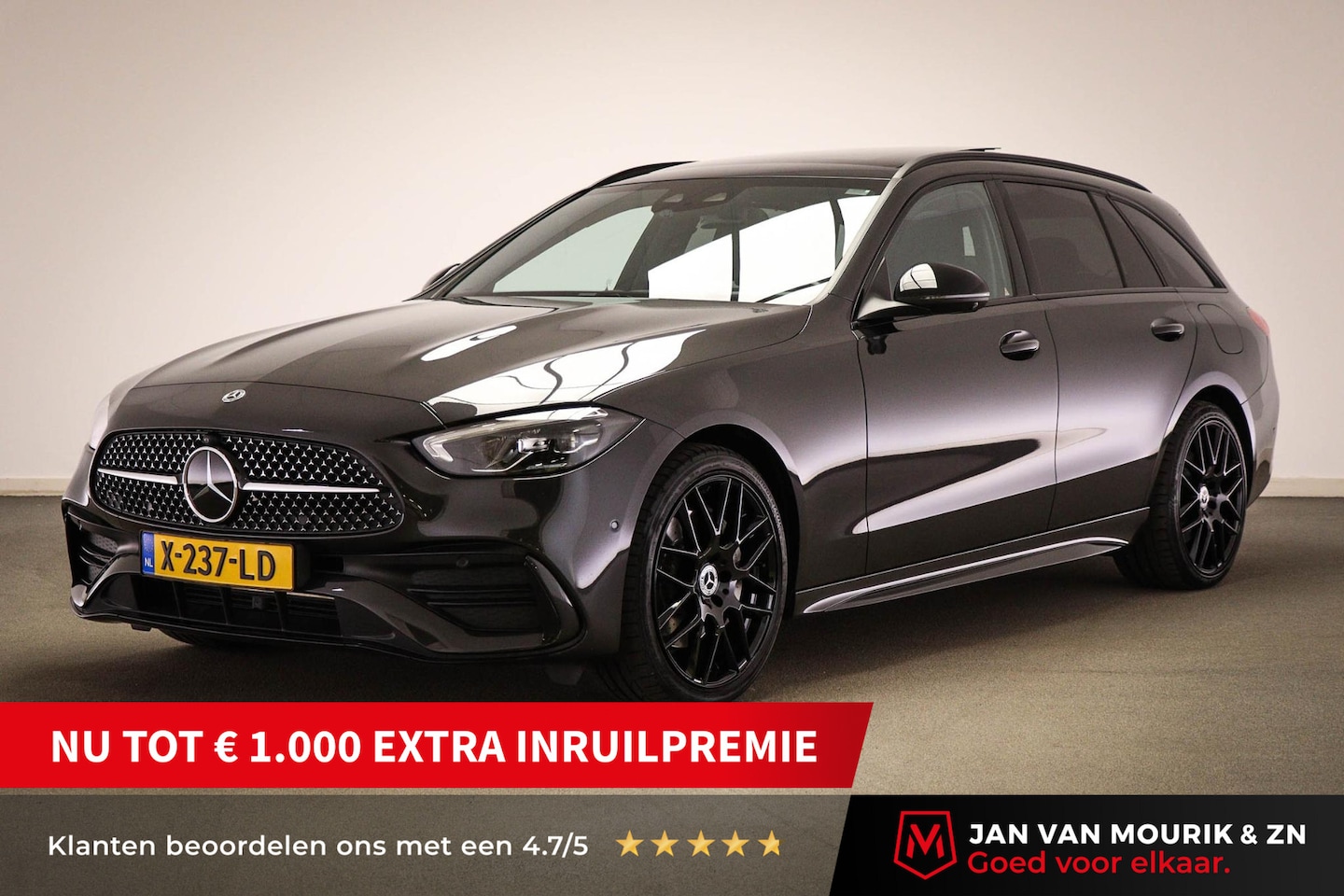 Mercedes-Benz C-klasse Estate - 300 e AMG Line | PANORAMADAK | NIGHT PAKKET | SFEERVERLICHTING | DAB | 360 CAMERA - AutoWereld.nl