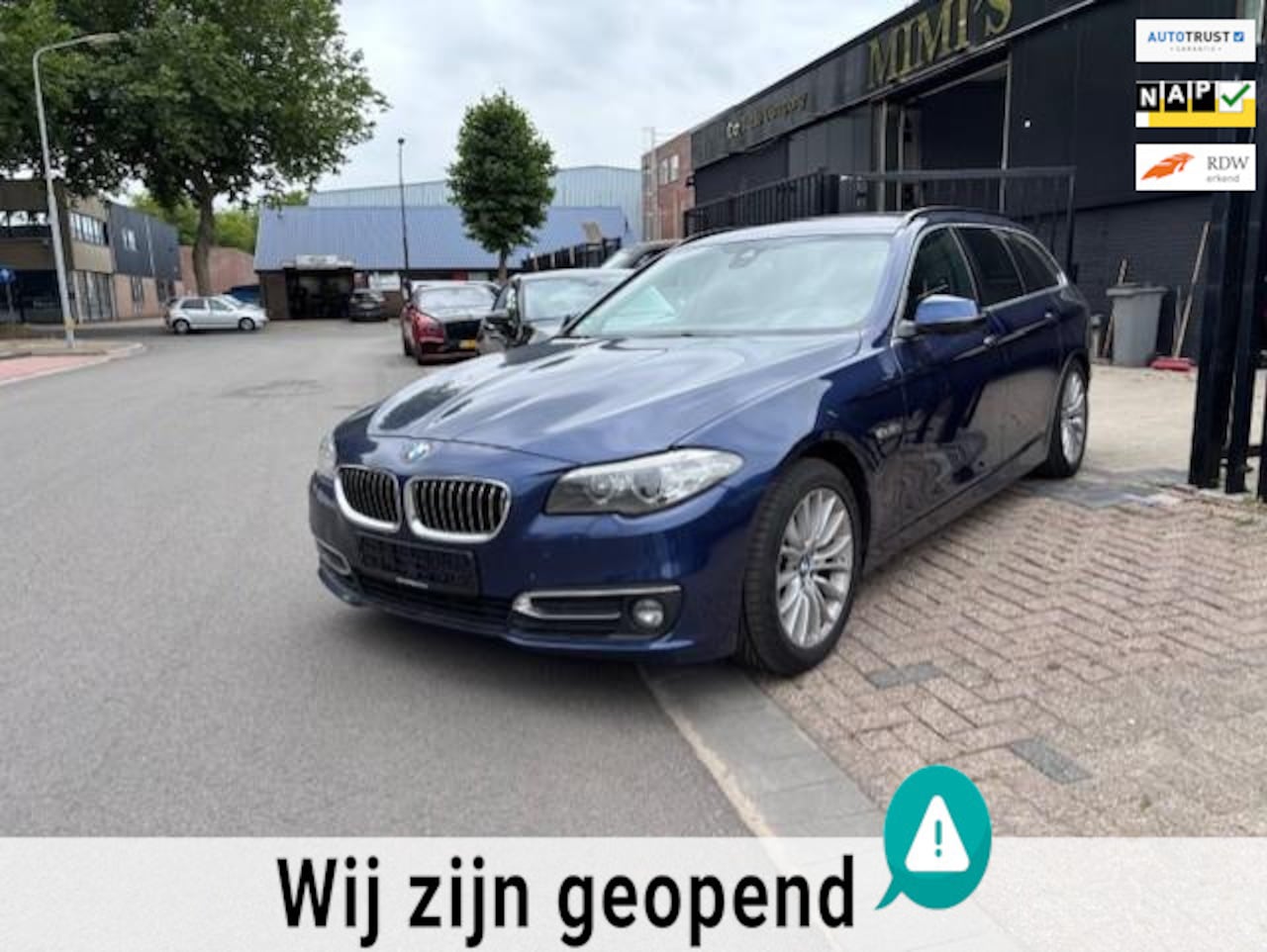 BMW 5-serie Touring - 535d/Navi/Volleder/Aut/Nette Auto - AutoWereld.nl