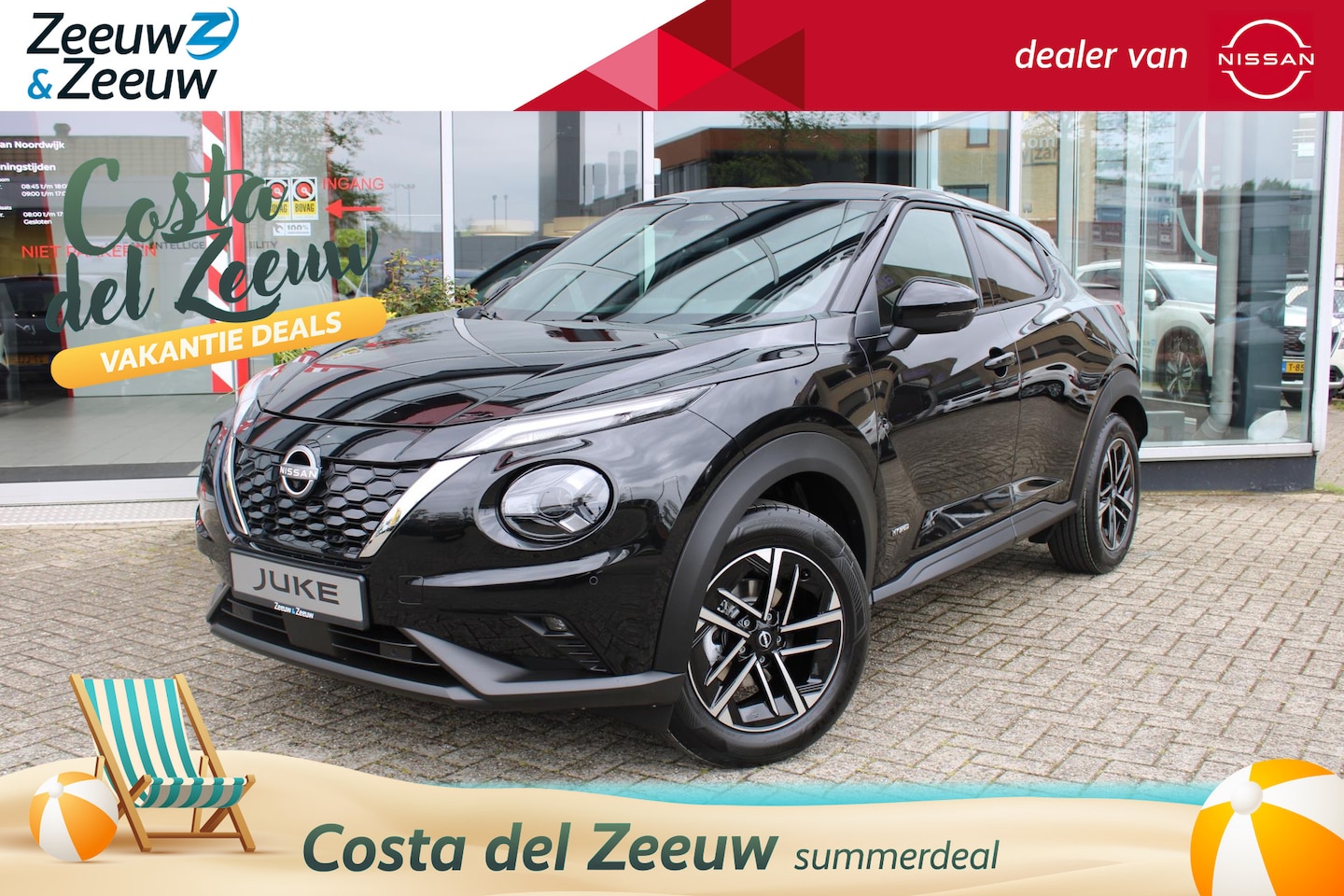 Nissan Juke - 1.6 Hybrid N-Connecta 143PK AUTOMAAT € 750,-- inruilpremie| Parkeersensoren voor en achter - AutoWereld.nl