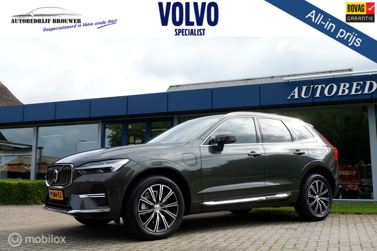 Volvo XC60 - AWD T6 350PK PIH LONG RANGE INSCRIPTION LOUNGE | PANO | LUCHTVERING | 360CAM | HARMAN KARD - AutoWereld.nl
