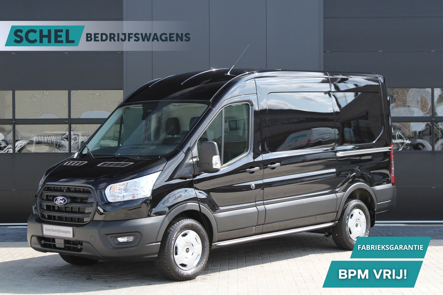 Ford Transit - 350 2.0 TDCI L2H2 Trend 165pk - Facelift - 2x Schuifdeur - Adaptive Cruise - Navigatie - B - AutoWereld.nl