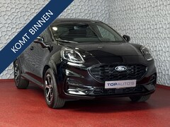 Ford Puma - 1.0 125PK AGATE BLACK HYBRID ST-LINE X ELEK.KLEP NIEUWE AUTO STOEL/STUUR/RUIT VERW. LMV