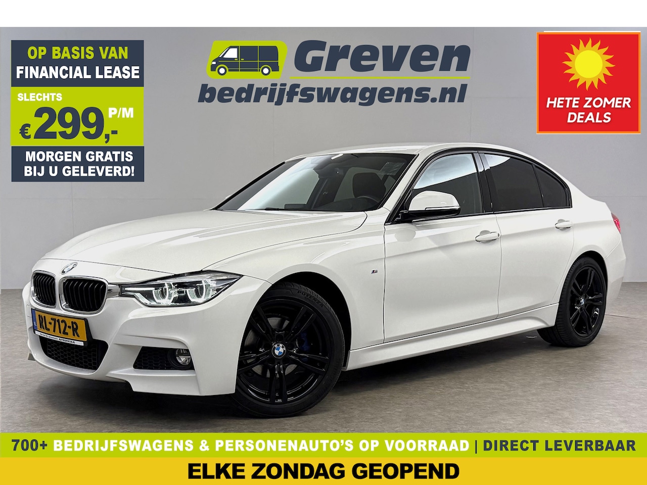 BMW 3-serie - 318i Executive M-Sport Sfeerverlichting LED Clima Cruise Navigatie PDC 18''LMV - AutoWereld.nl