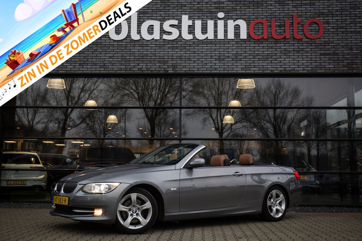 BMW 3-serie Cabrio - 325i High Executive 325i High Executive , Cabrio, Navigatie, Leer, Stoelverwarming, Memory - AutoWereld.nl